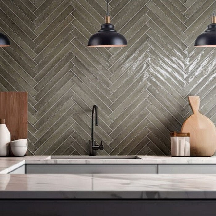 Crossville-Havana-2-x-16-Glossy-Ceramic-Wall-Tile-Loden-Green