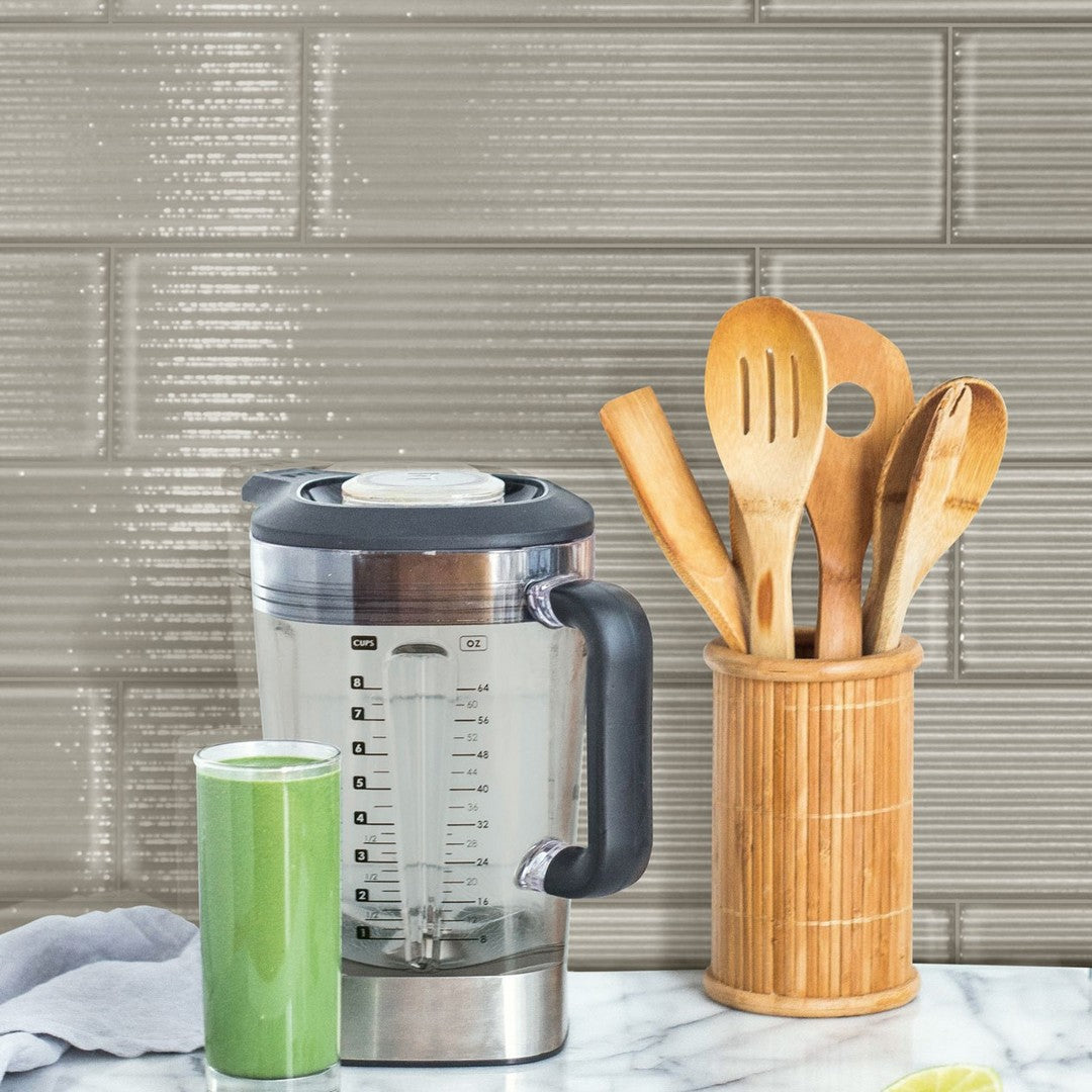 Crossville-Malibu-4-x-12-Glossy-Porcelain-Ripple-Wall-Tile-Gray