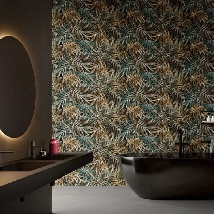 Crossville-Stylus-24-x-48-Rectified-Matte-Porcelain-Décor-Wall-Tile-Dark-Palms