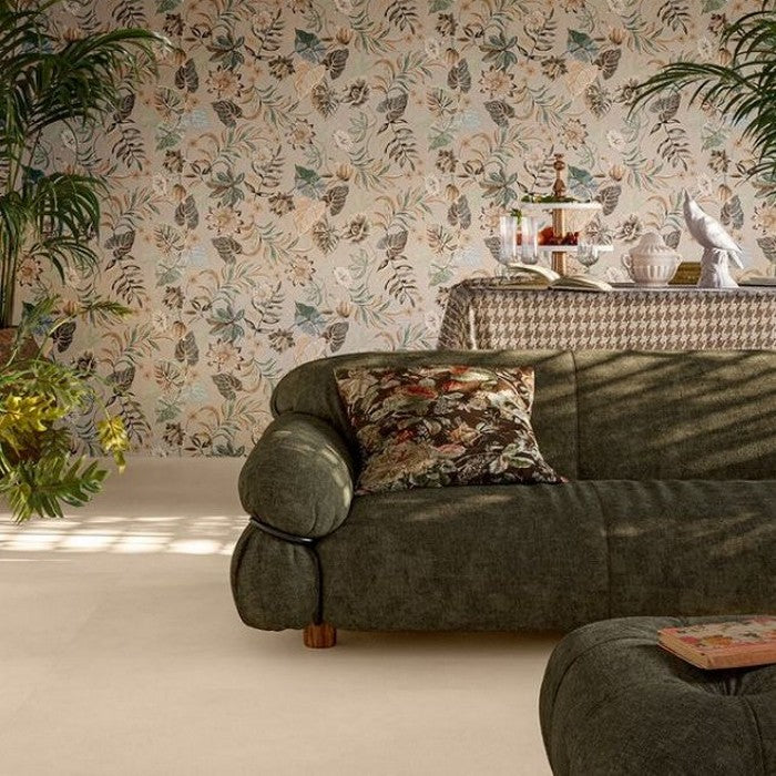 Crossville-Stylus-24-x-48-Rectified-Matte-Porcelain-Décor-Wall-Tile-Taupe-Botanical