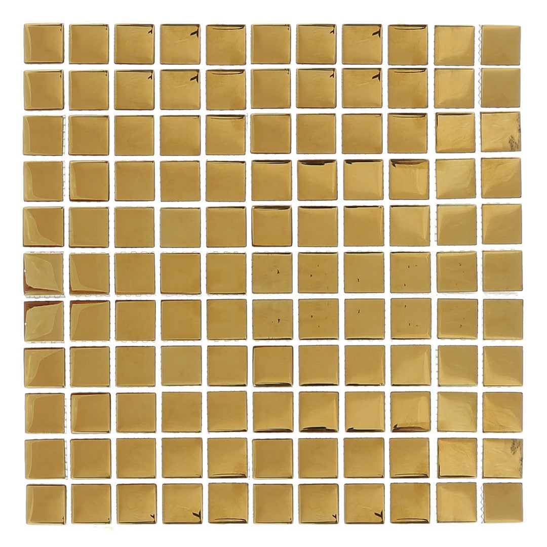 Ottimo Gold Rush 12" x 12" Glossy Glass Mosaic