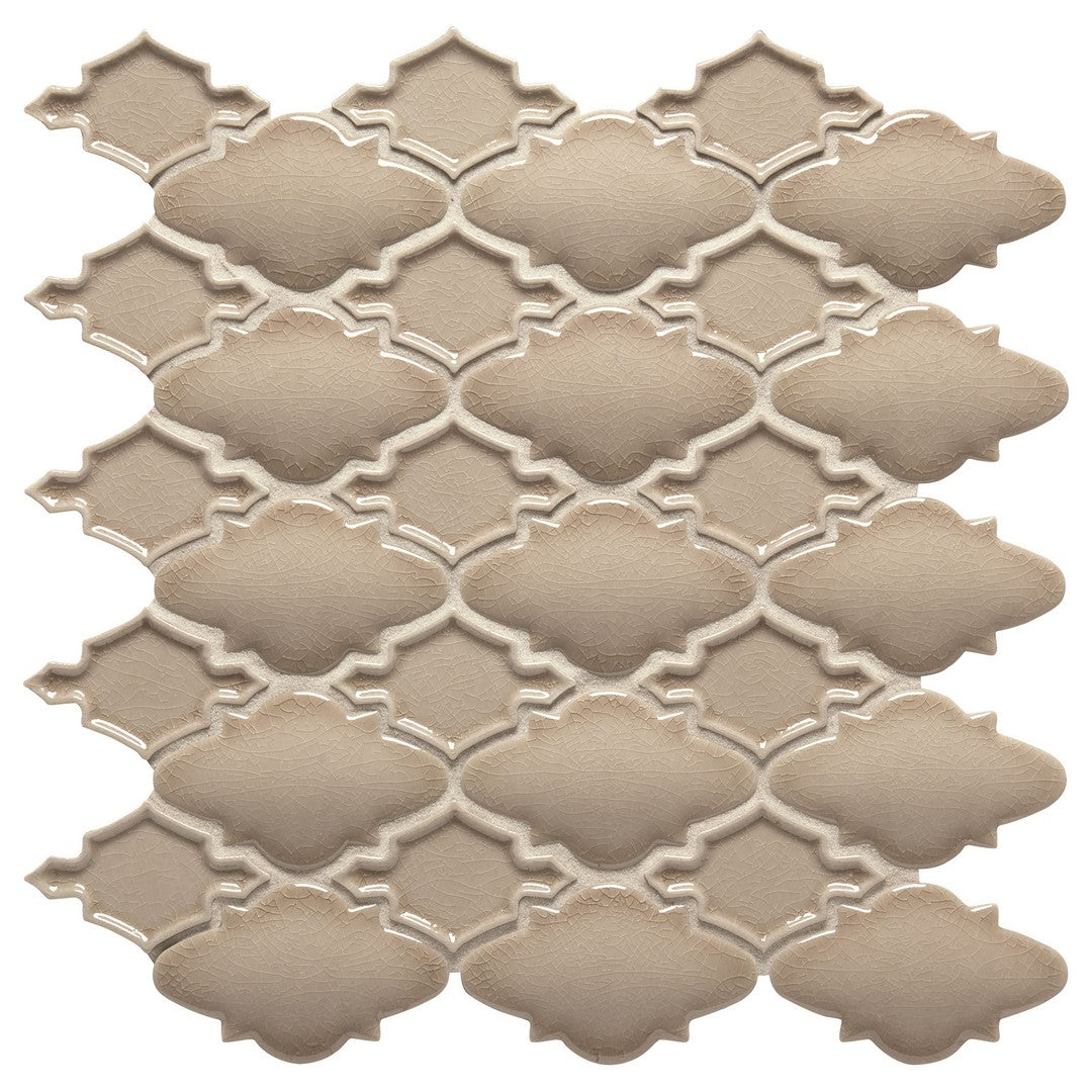 Marazzi Serliana 12" x 14" Matte Porcelain Morrocan Arabesque Mosaic