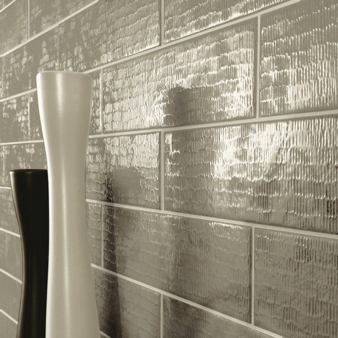 Settecento-Inciso-3-x-12-Glossy-Grooved-Texture-Porcelain-Wall-Tile-Pebble