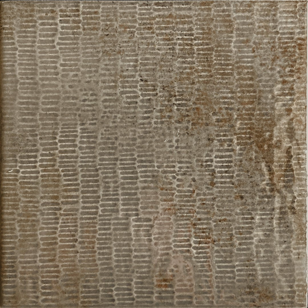 Settecento Inciso 6" x 6" Glossy Grooved Texture Porcelain Wall Tile