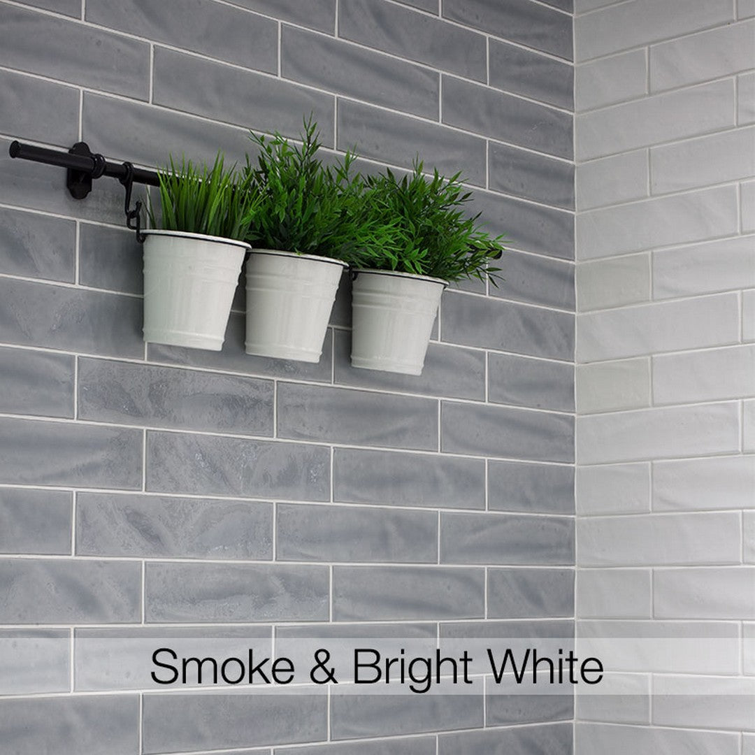 Settecento-New Yorker-3-x-12-Glossy-Ceramic-Wall-Tile-Smoke