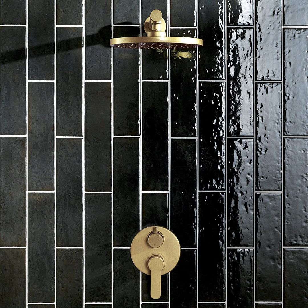 Settecento-Oxida-3-x-12-Glossy-Porcelain-Wall-Tile-Black