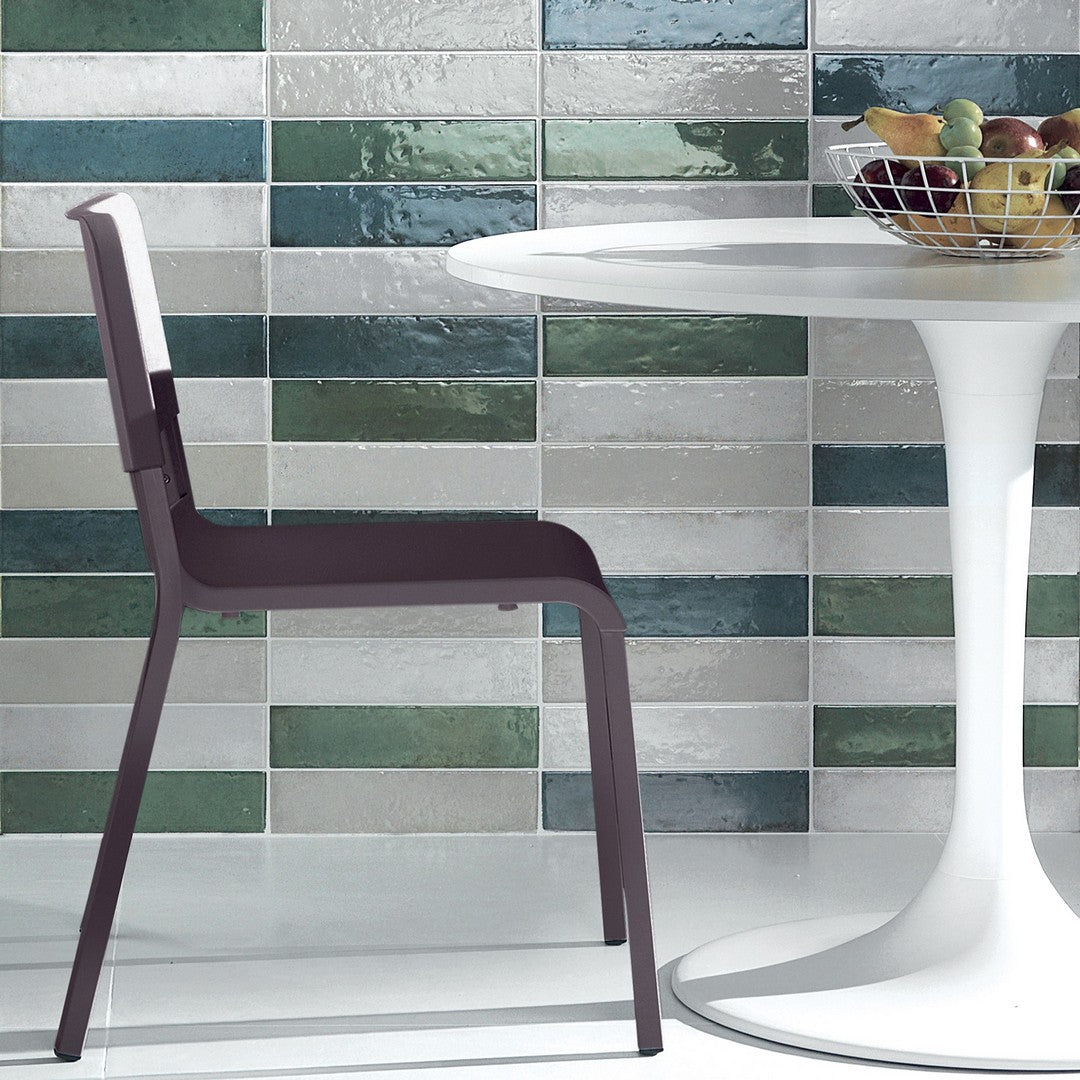 Settecento-Oxida-3-x-12-Glossy-Porcelain-Wall-Tile-Clay