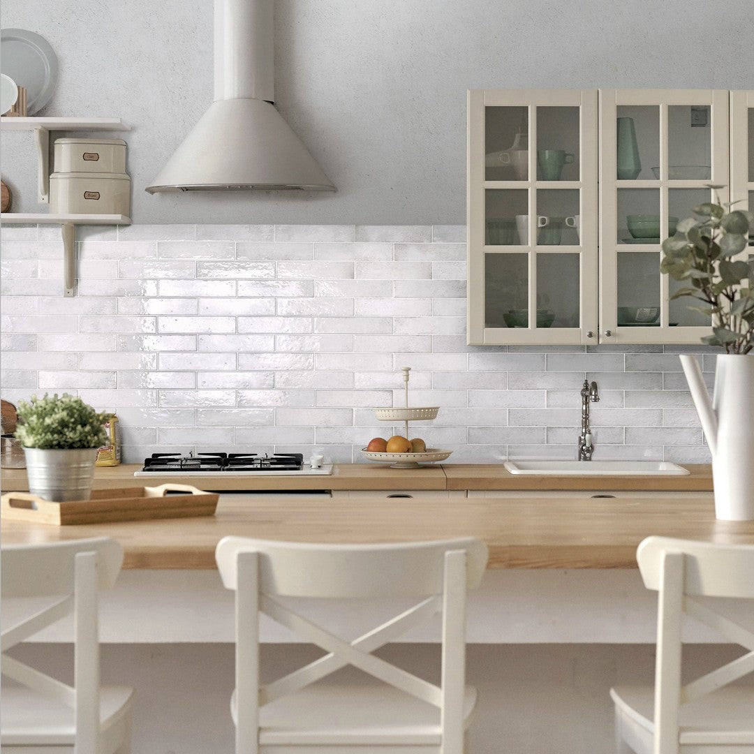 Settecento-Oxida-3-x-12-Glossy-Porcelain-Wall-Tile-White