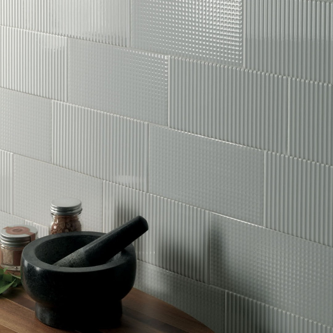 Settecento-Sketches-4-x-8-Glossy-Dots-Ceramic-Wall-Tile-Bright-White