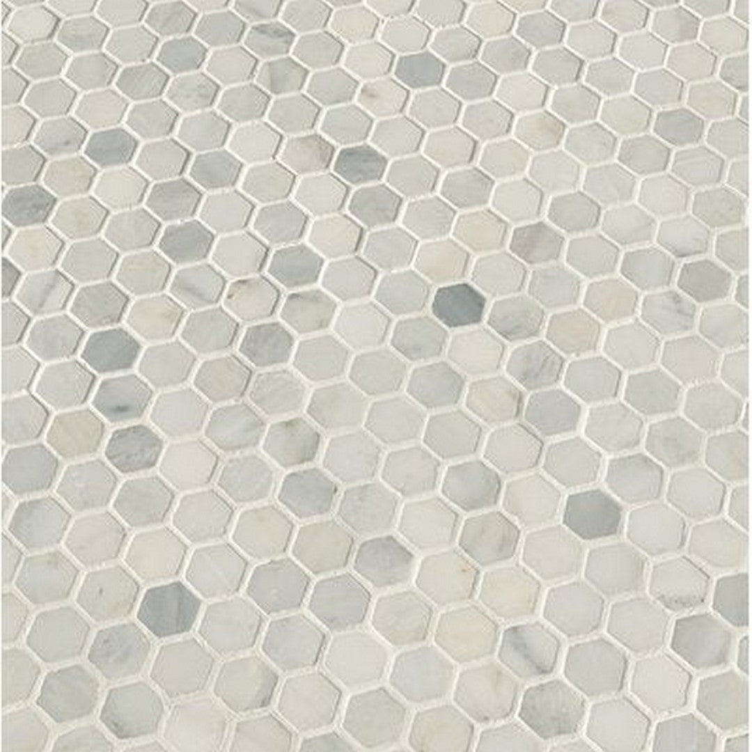 MS-International-Arabescato-Carrara-12-x-12-Honed-Marble-Hexagon-1-Mosaic-Arabescato-Carrara
