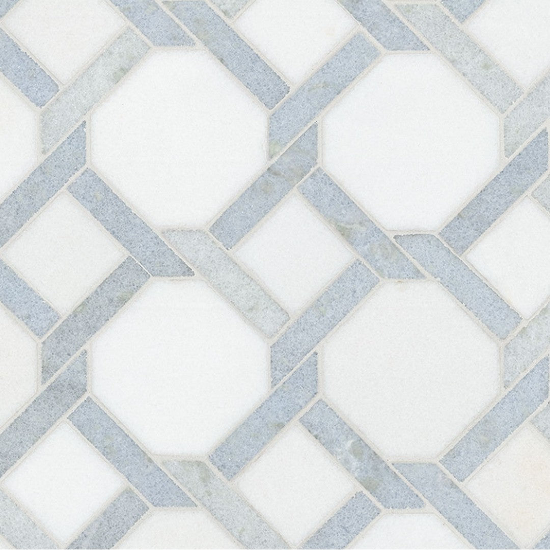 MS International Azula Kaya 11" x 11" Polished Geometric Marble Mosaic