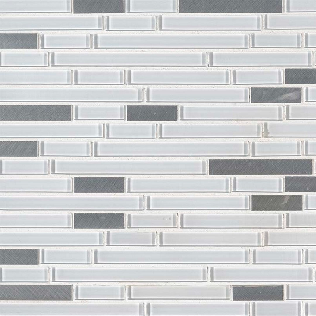 MS International Decorative Blends 11.81" x 12" Smooth Glass Mosaic