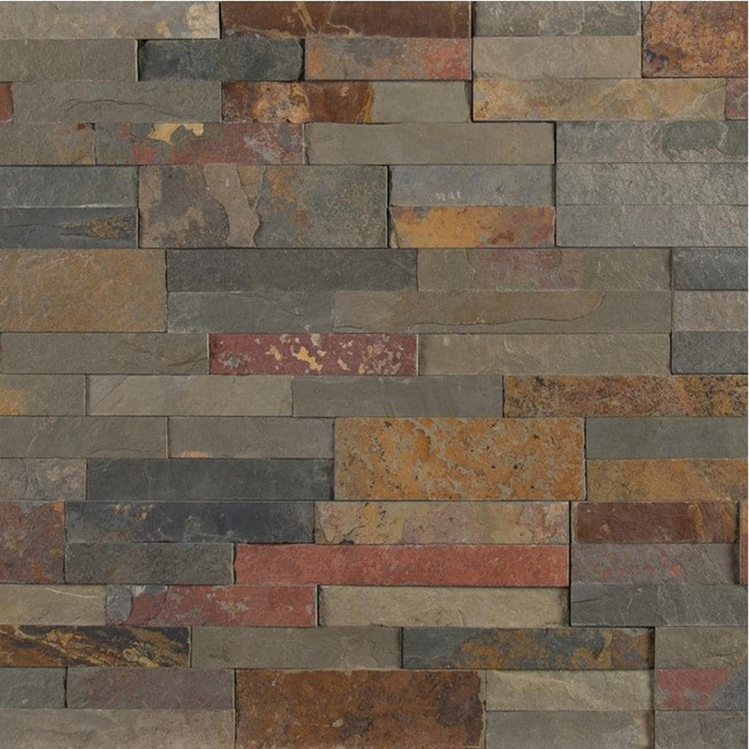 MS International Veneer Peel & Stick Quartz 6" x 12" Natural Glass Wall Mosaic