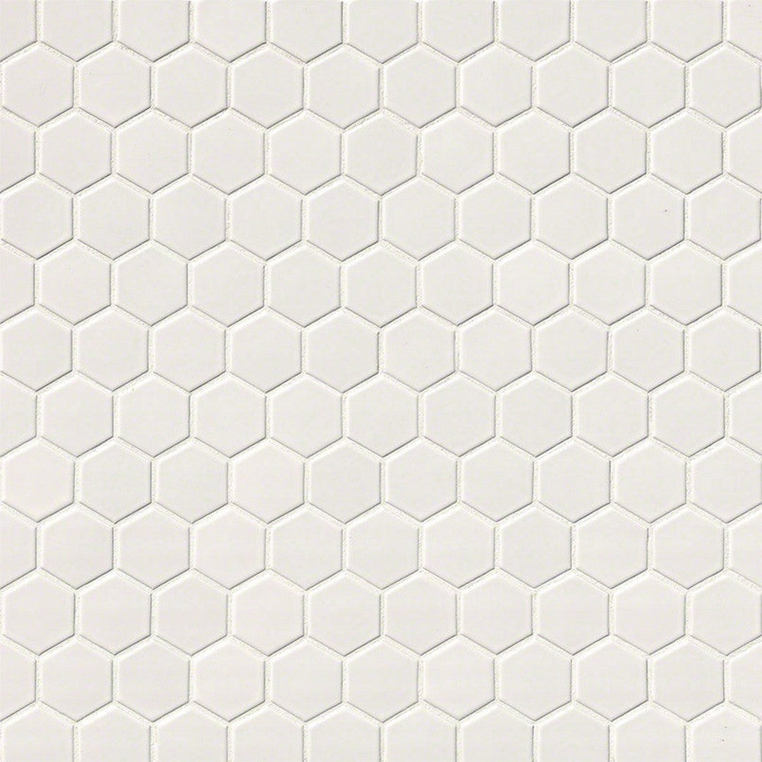 MS International Domino Hexagon 11.02" x 12.06" Mosaic