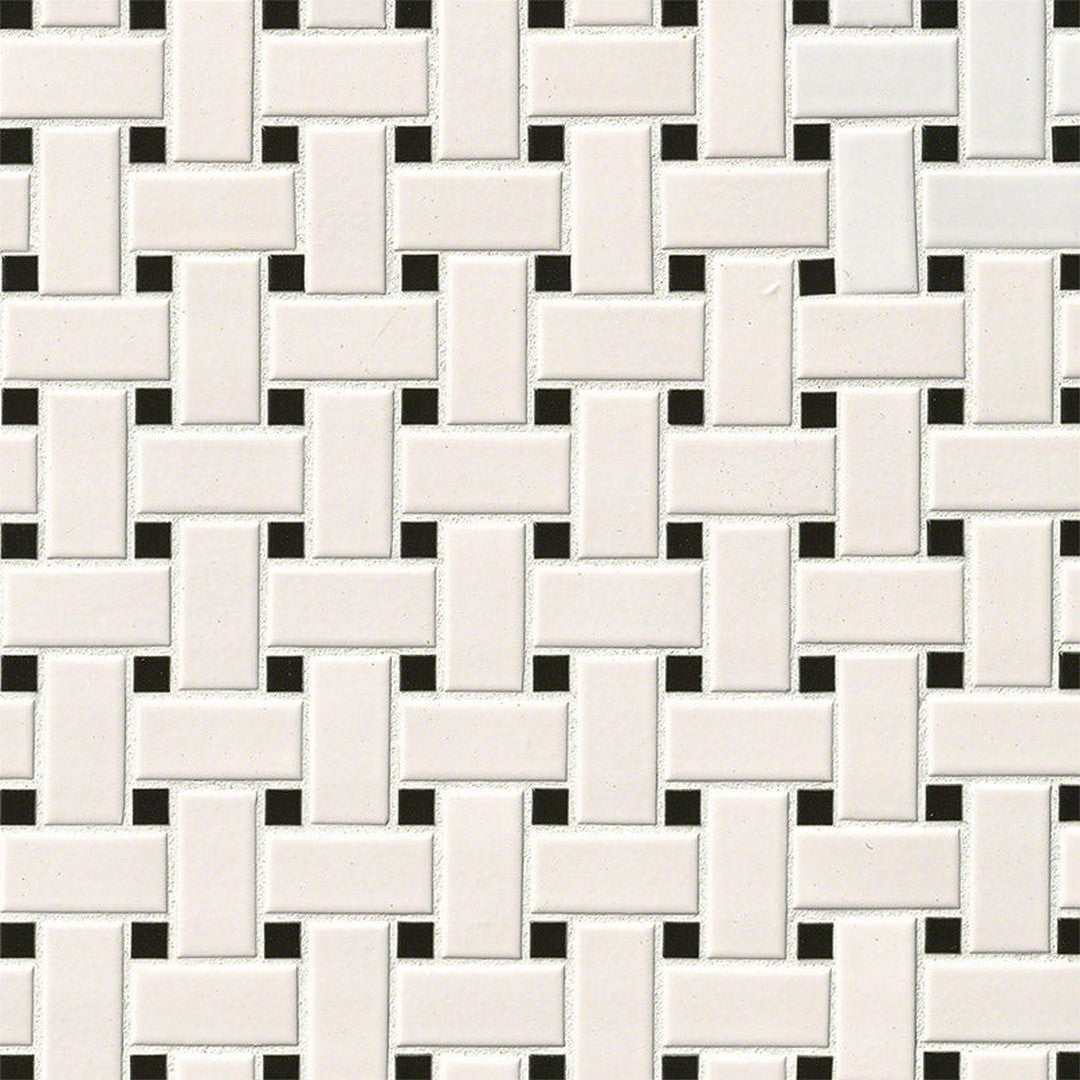 MS International Domino 11.73" x 11.73" Matte Porcelain Mosaic