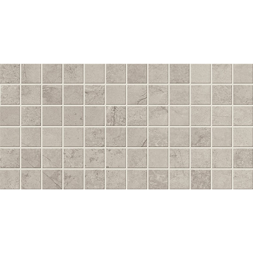 American Olean Stone Theory 12" x 24" Matte Porcelain 2" Square Mosaic