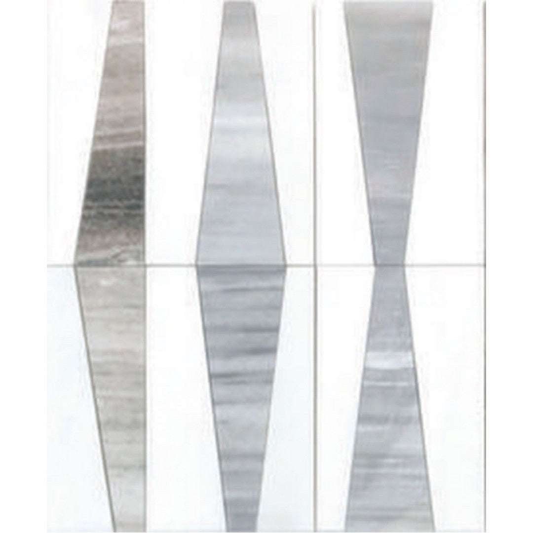 Tesoro Waterjet 11.75" x 11.75" Bamboo Natural Stone Mosaic