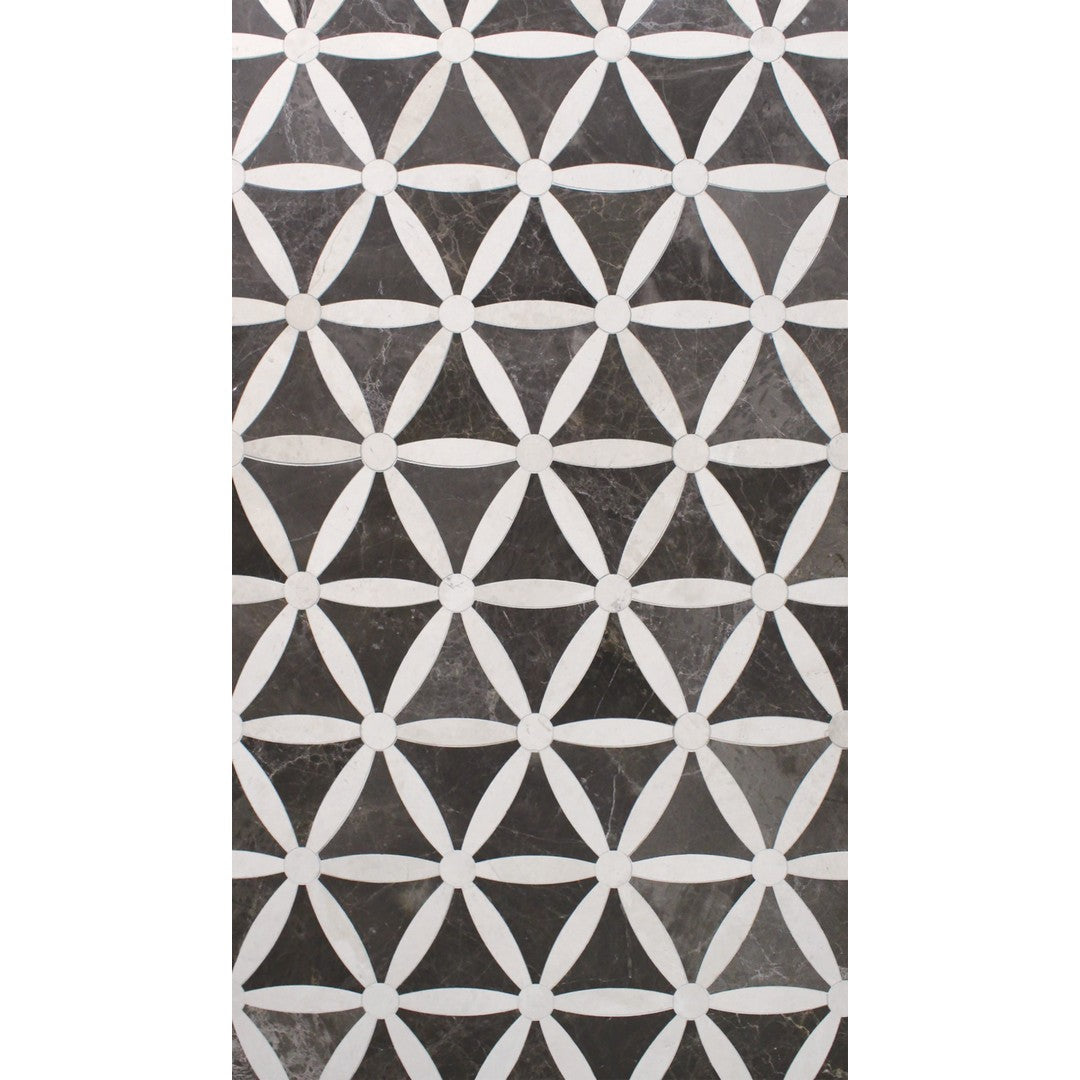 Tesoro Waterjet 11.25" x 13" Sardinia Sequoia Natural Stone Mosaic