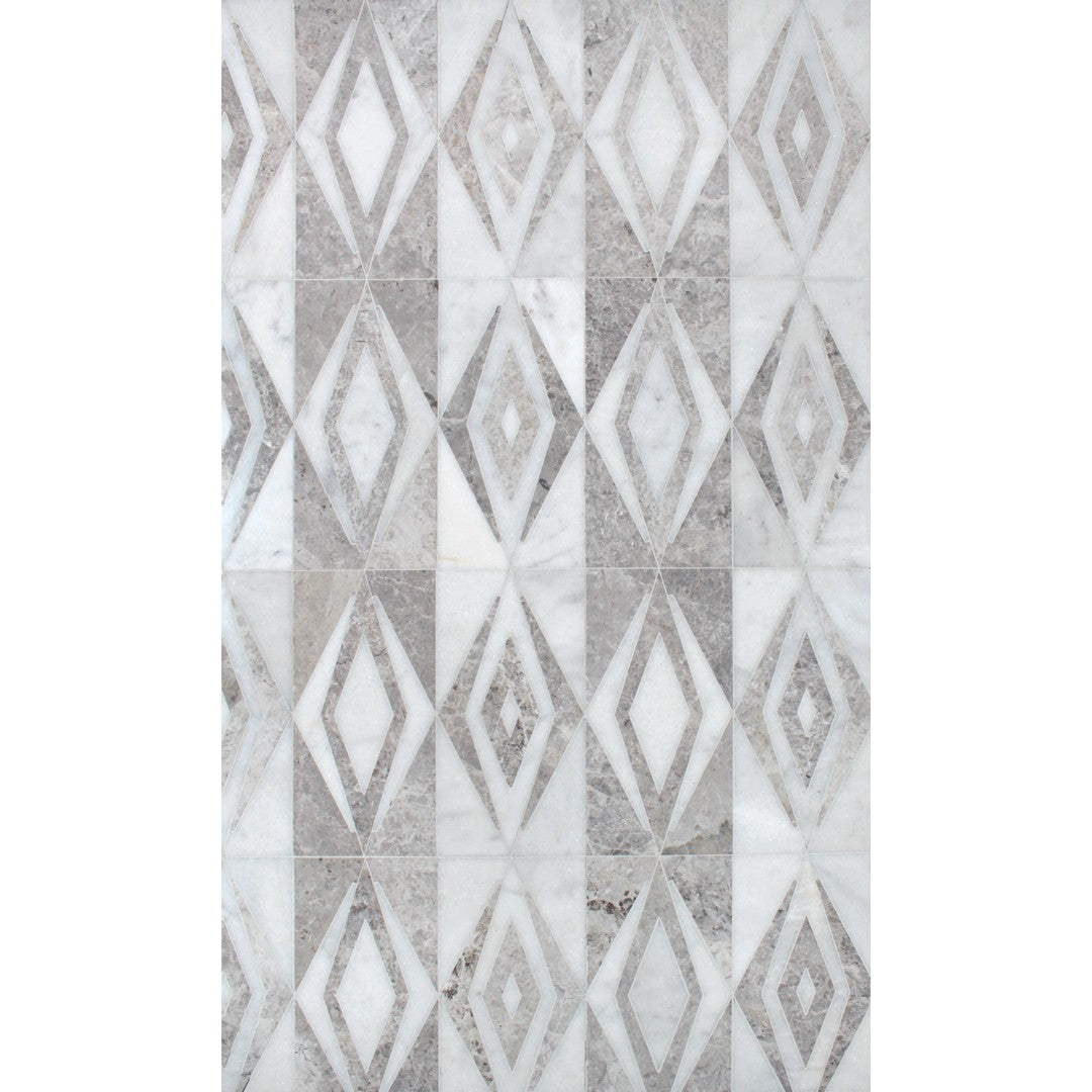 Tesoro-Waterjet-11.75-x-11.75-Snowflake-Natural-Stone-Mosaic-Snowflake-Nuvoloso