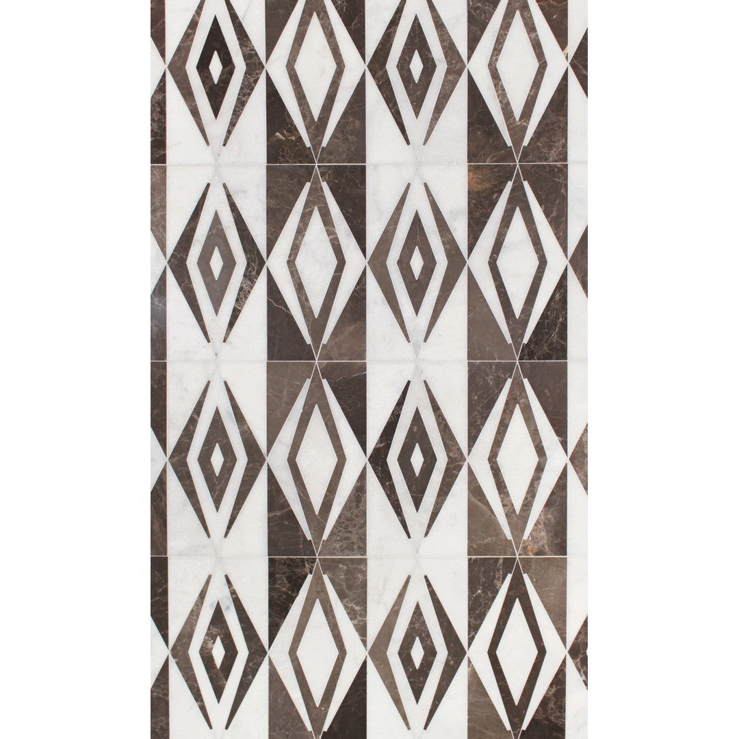 Tesoro-Waterjet-11.75-x-11.75-Snowflake-Natural-Stone-Mosaic-Snowflake-Sequoia