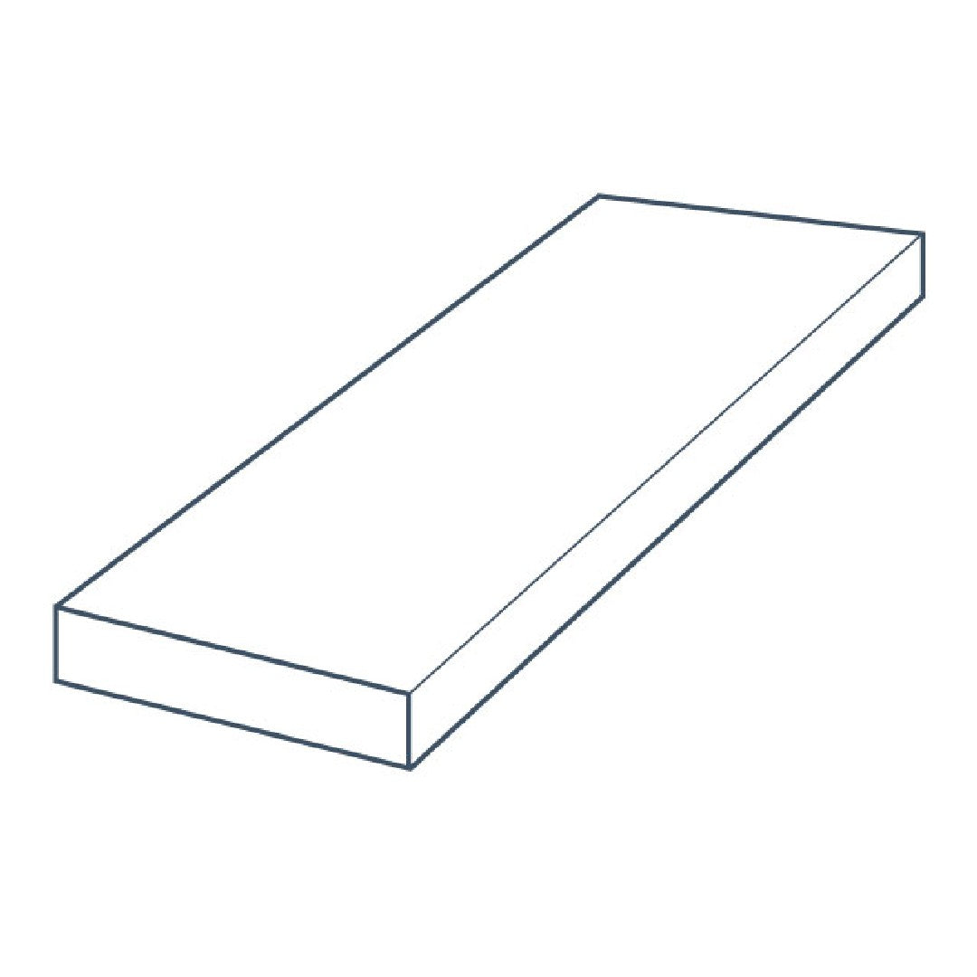 Crossville At The Cafe 12" x 24" Exterior Porcelain 2cm Modern Coping