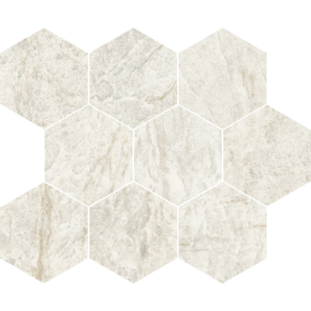 Crossville Earthen Dream 10" x 12" Matte Porcelain 4" Hexagon Mosaic