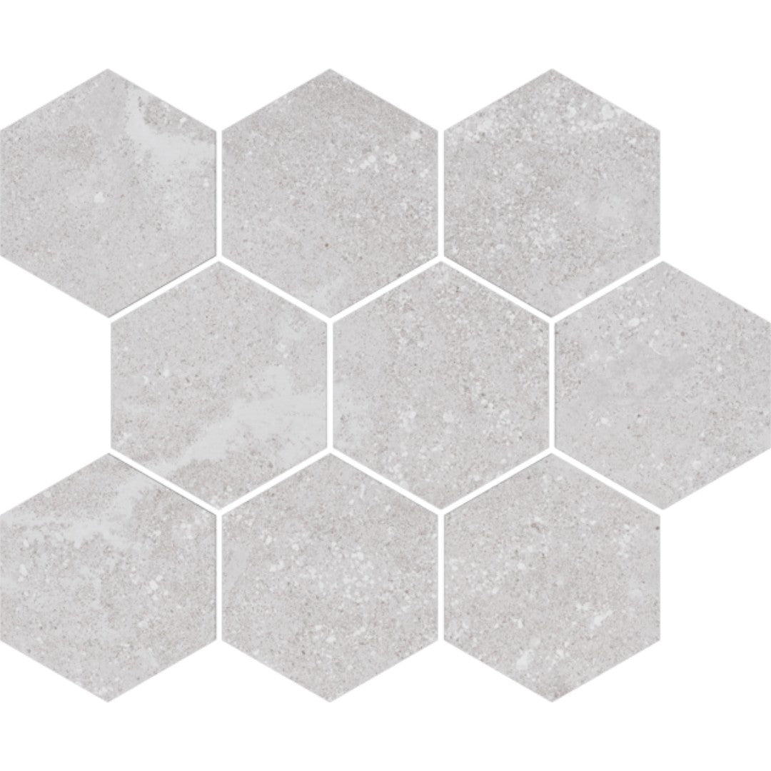 Crossville Home Turf 10" x 12" Matte Porcelain 4" Hexagon Mosaic