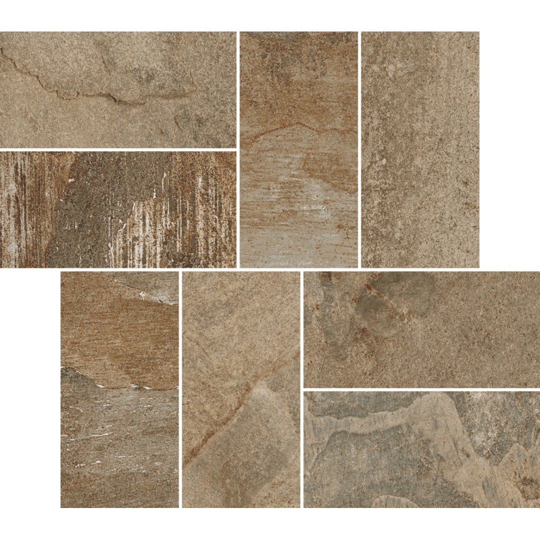 Crossville Middle Ground 12" x 12" Matte Porcelain Intreccio Mosaic