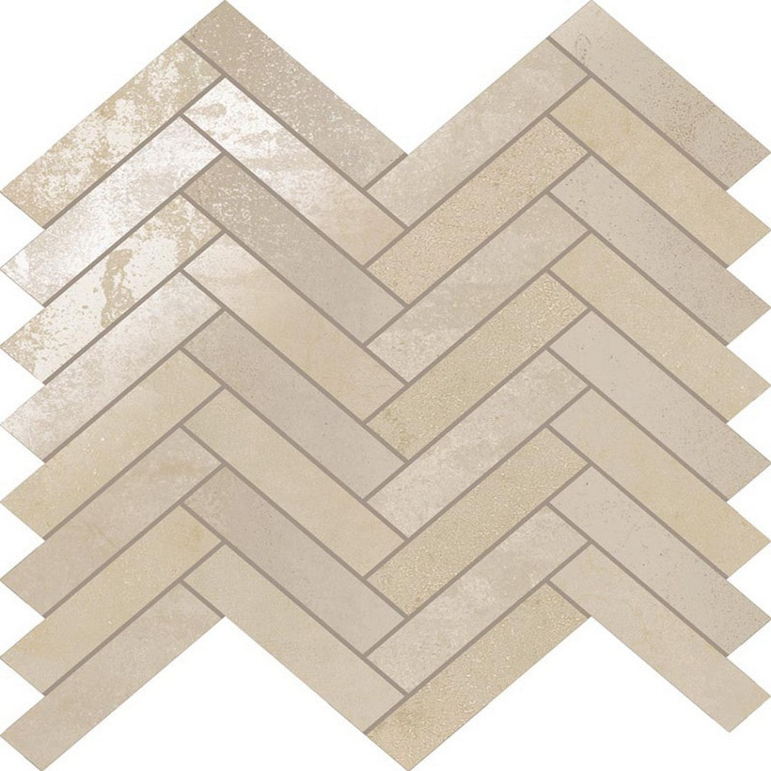 MiR Stellar 11" x 11" Matte Porcelain Herringbone Tile