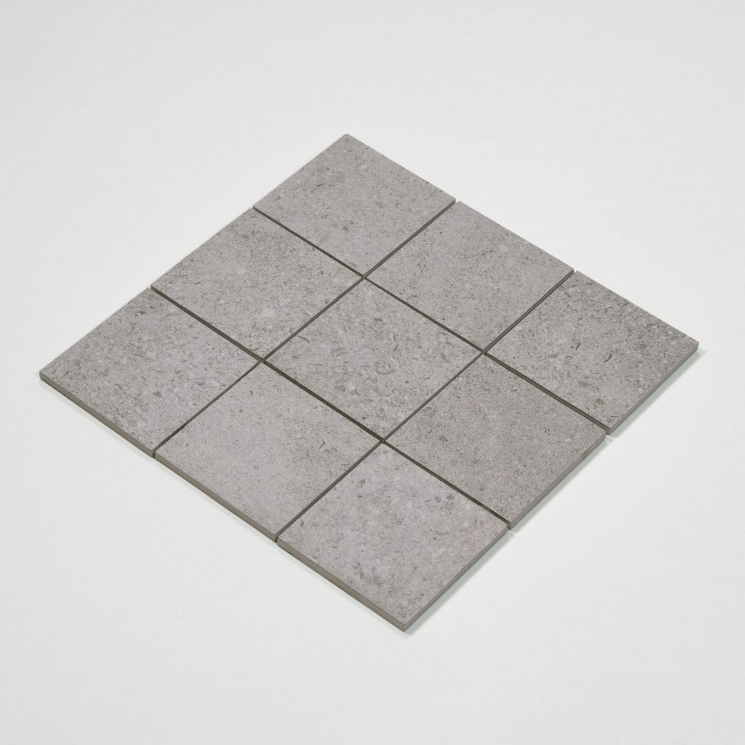 Bedrosians-Ikonite-12-x-12-Honed-Porcelain-4-Mosaic-Grey