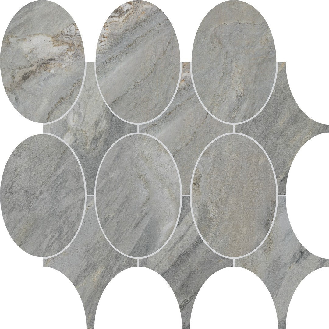 Marazzi Savoir 14" x 14" Mixed Oval Mosaic