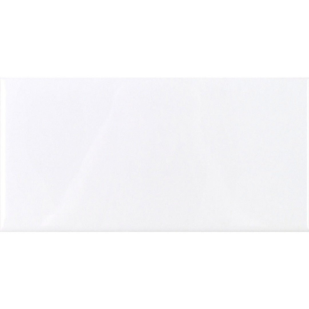 Tesoro Classic Subway 8" x 16" Pressed Glossy Ceramic Wall Tile