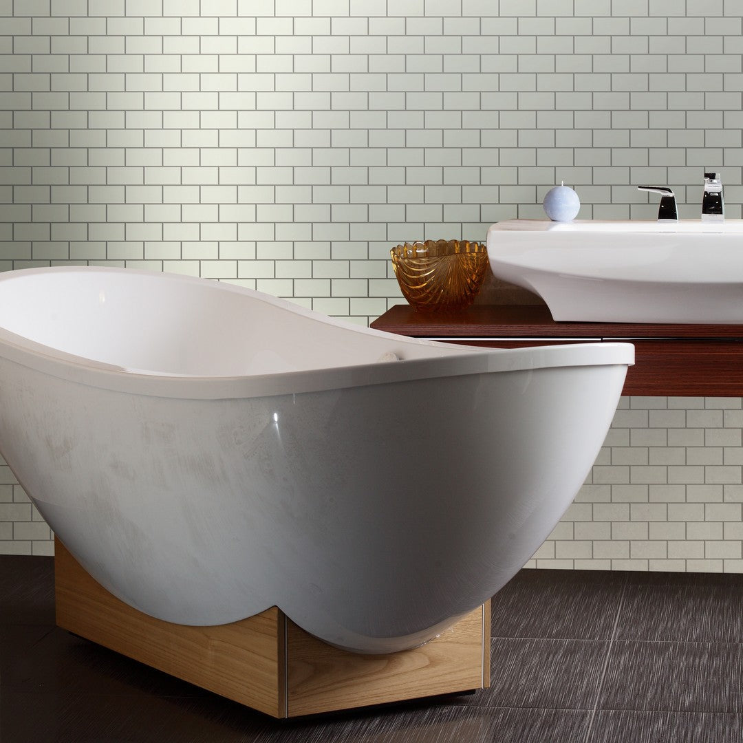 Tesoro-Gallery-11.25-x-11.5-Pressed-Textured-Staggered-Porcelain-Mosaic-White