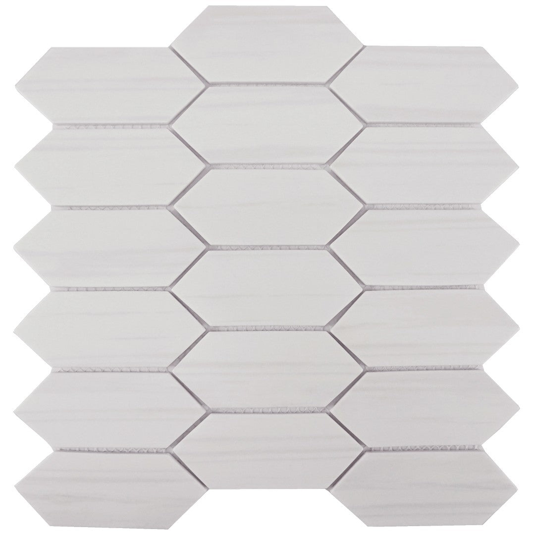 Tesoro Native 12" x 12" Matte 2x4" Picket Glass Mosaic