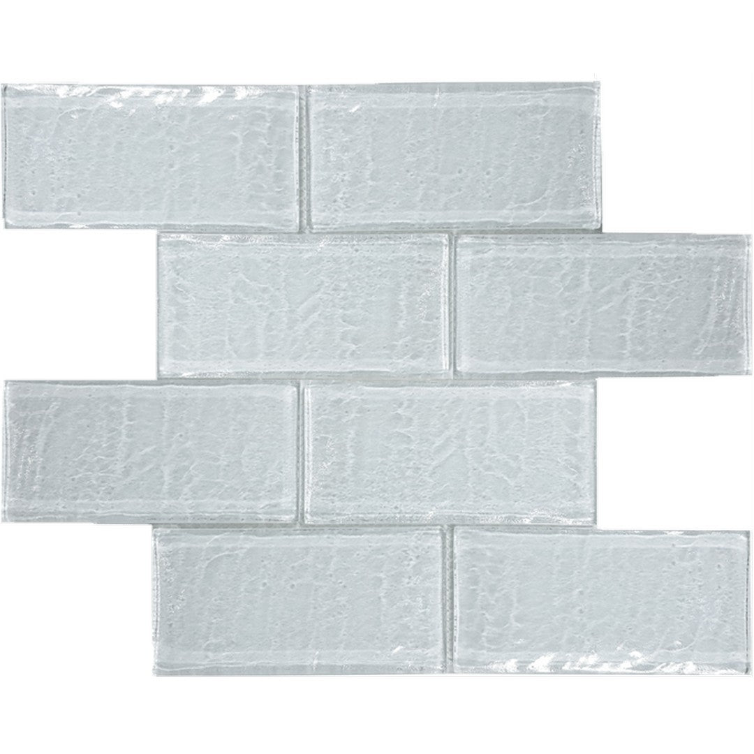 Tesoro Revere 11.75" x 11.75" Interlocking 3x6" Convex Glass Mosaic