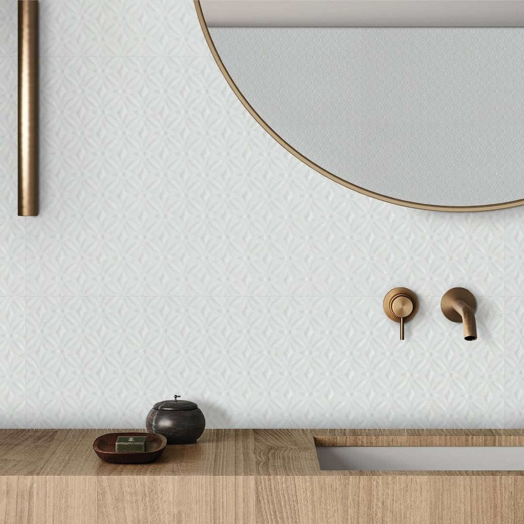 Tesoro-Terreno-12-x-24-Rectified-Matte-Ceramic-Wall-Tile-White-Bloom