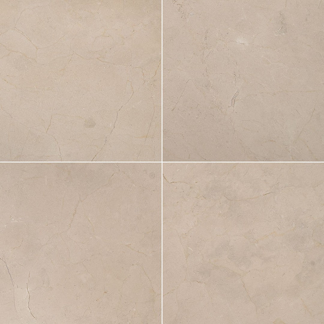 MS International Crema Marfil Select 18" x 18" Honed Marble Tile