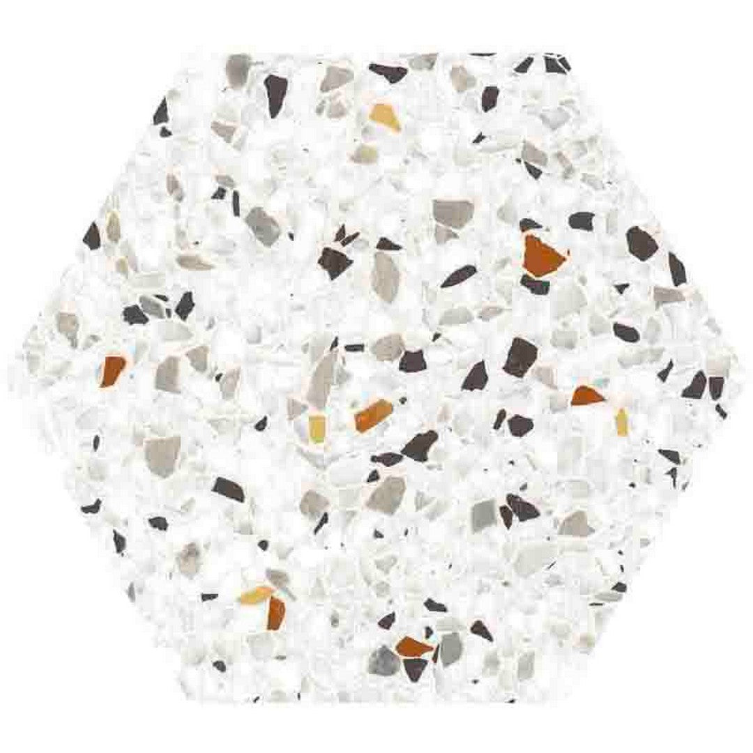 MiR Terra 8" x 10" Matte Hex Porcelain Speckled Tile