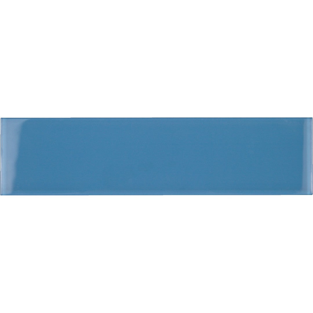 Tesoro Terra Piscina 3" x 12" Glossy Glass Tile