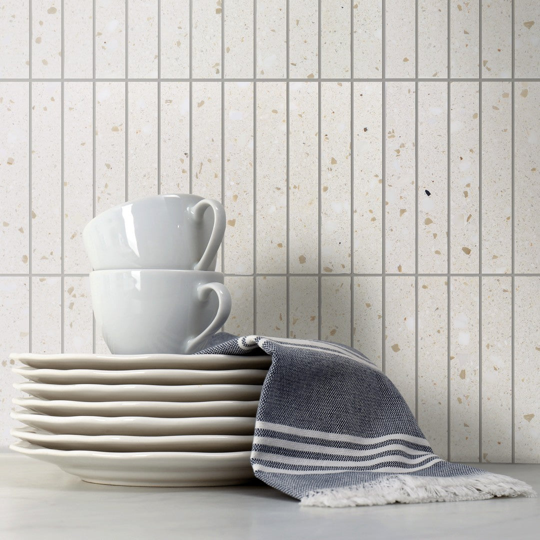 Tesoro-Venice-12-x-12-Honed-1x6-Stacked-Natural-Stone-Mosaic-Sand-Terrazzo