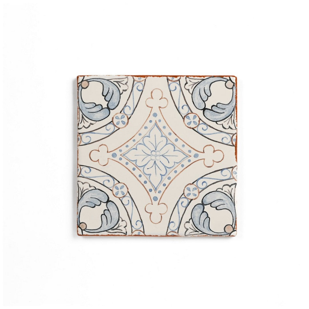 Bedrosians Palmetto 6" x 6" Matte Ceramic Terracotta Field Wall Tile