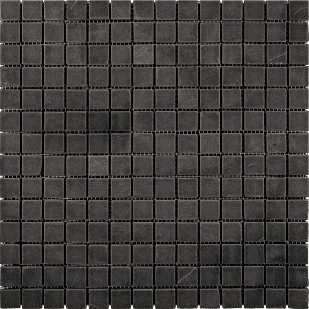 MiR Tuxedo Park 12" x 12" Eastern Black Honed 0.75" Square Natural Stone Mosaic