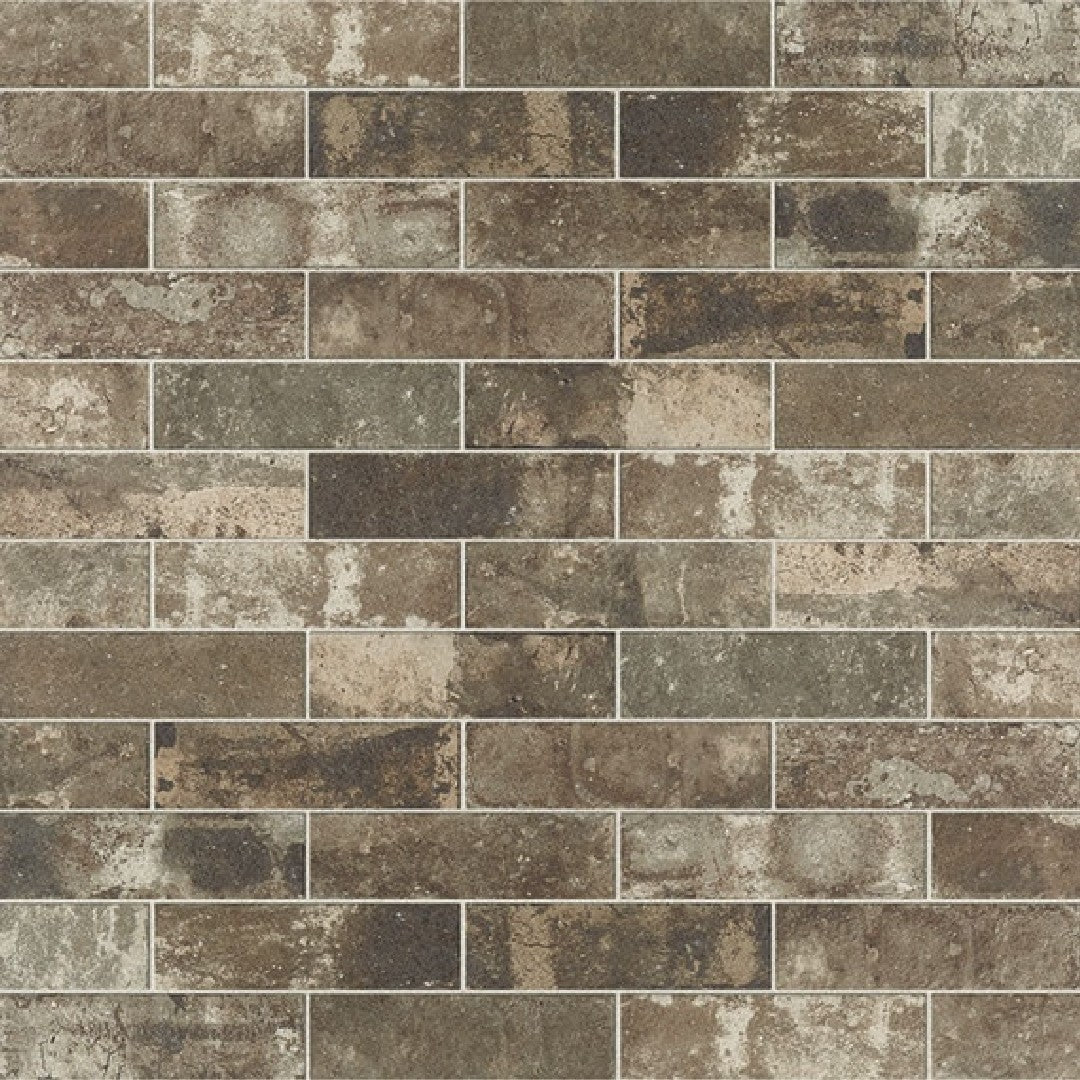 Marazzi Urban District BRX 2" x 8" Distressed Matte Porcelain Tile