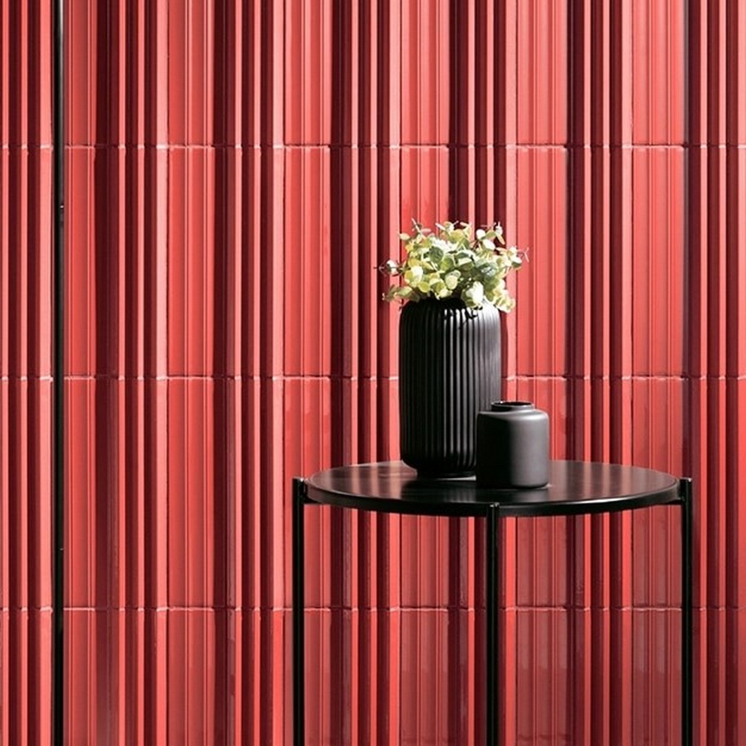 Daltile-Upscension-3-x-12-Glossy-Ceramic-Ripple-Wall-Tile-Bright-Scarlet