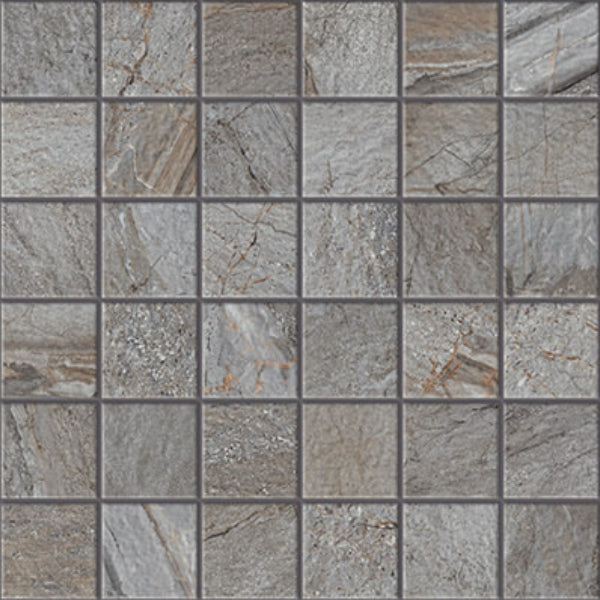 Happy Floors Utah 12" x 12" Natural Porcelain 2" Mosaic