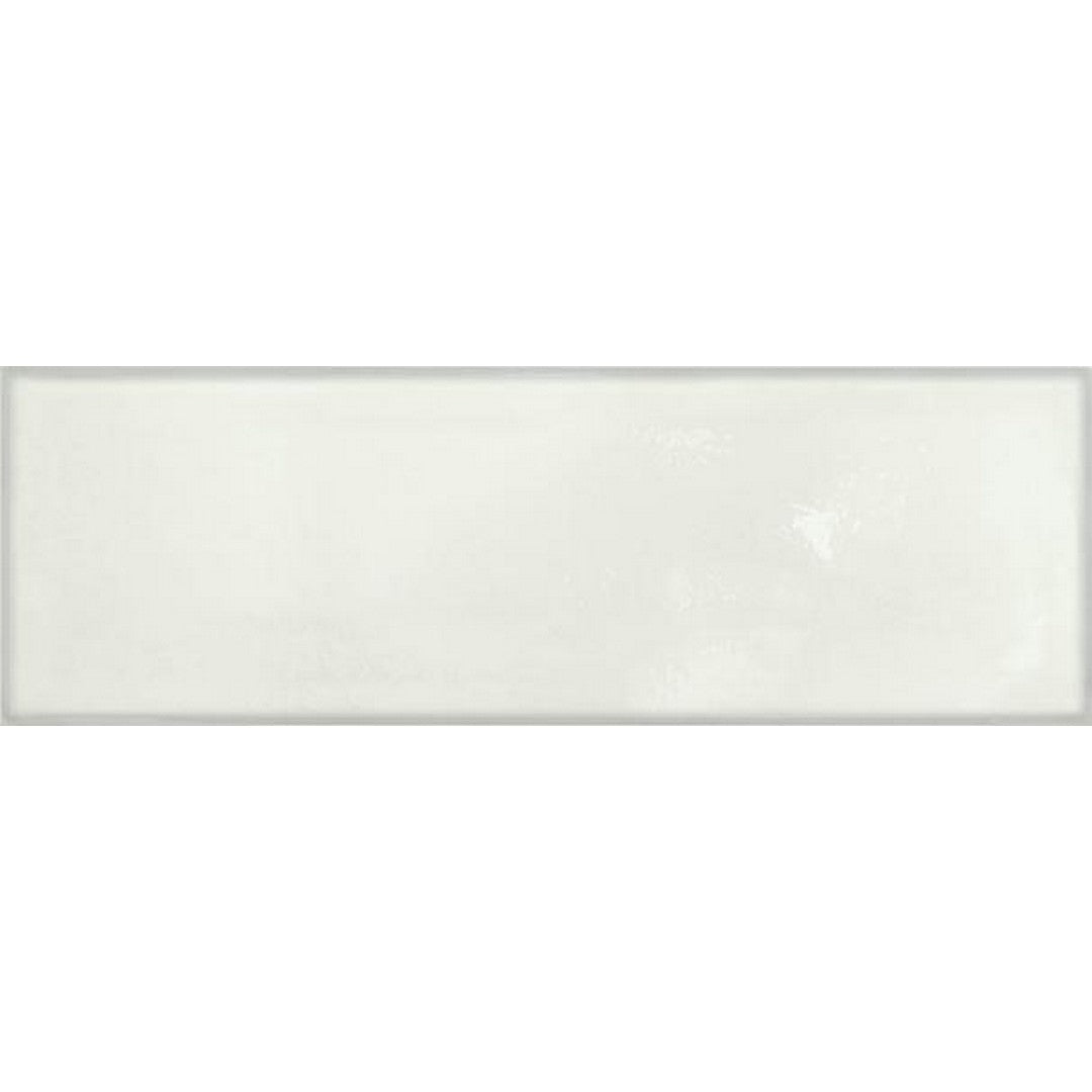 Tesoro Glassalike 4" x 12" Pressed Glossy Block Porcelain Wall Tile