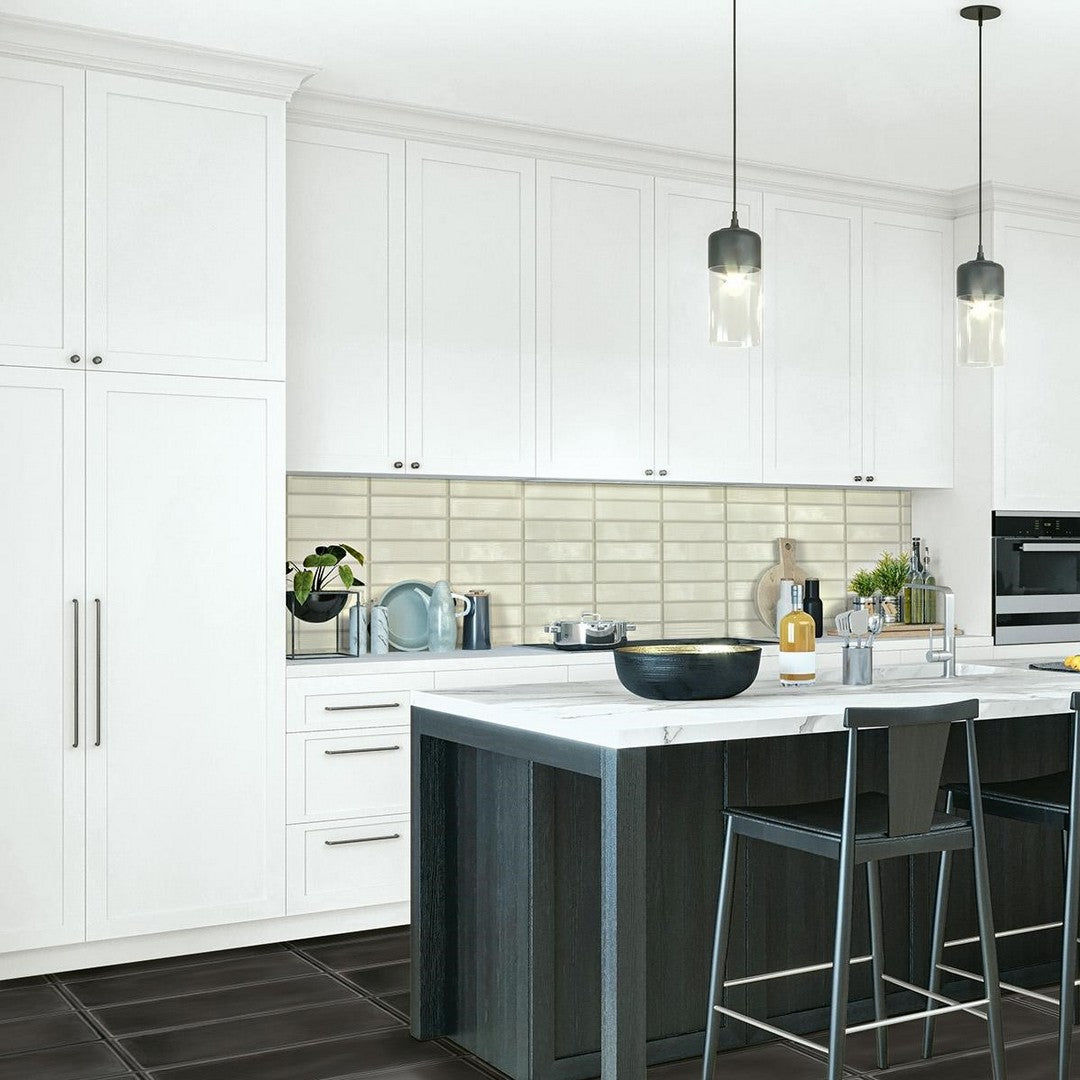 Tesoro-Glassalike-4-x-12-Pressed-Glossy-Block-Porcelain-Wall-Tile-Lime