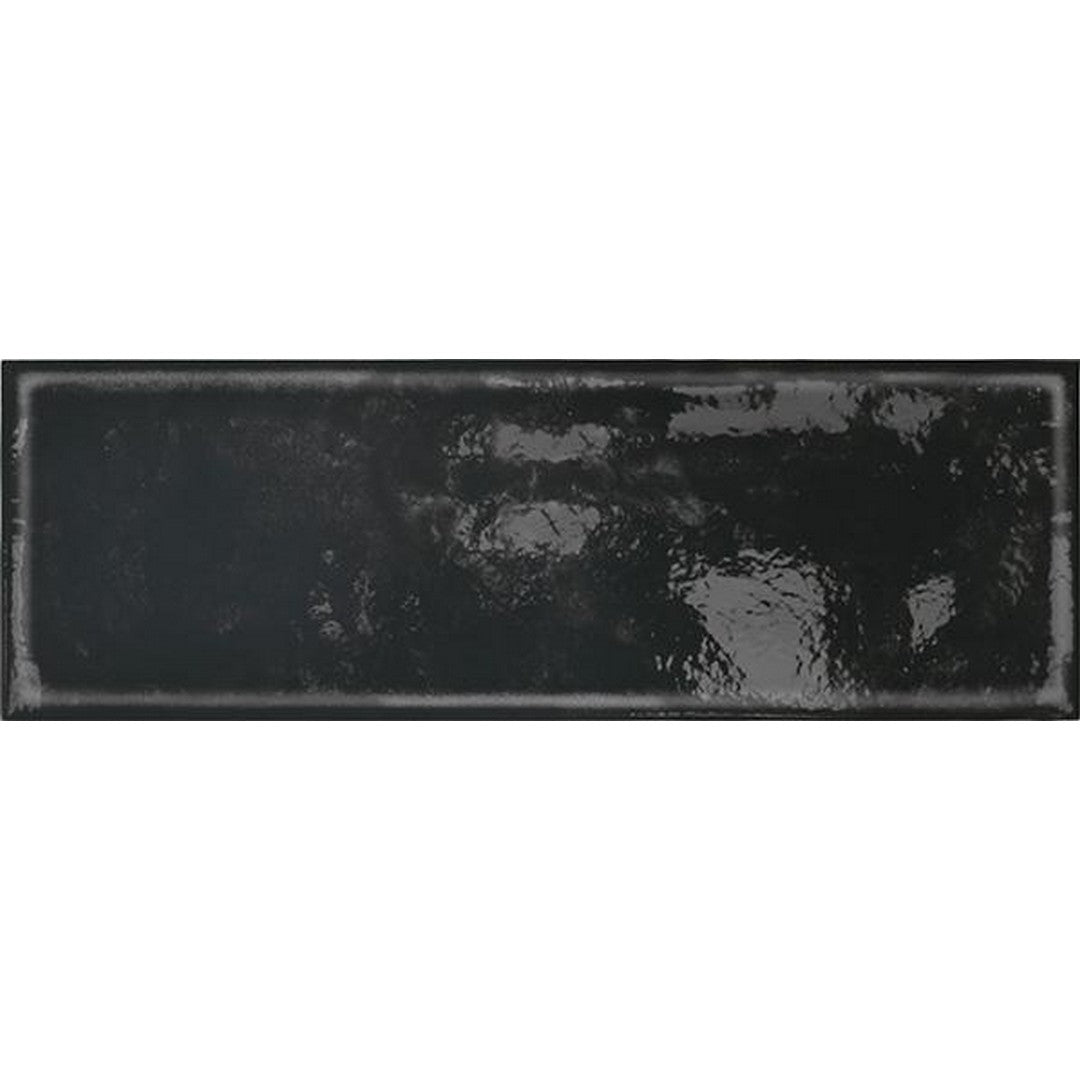 Tesoro Glassalike 4" x 12" Pressed Glossy Block Porcelain Wall Tile