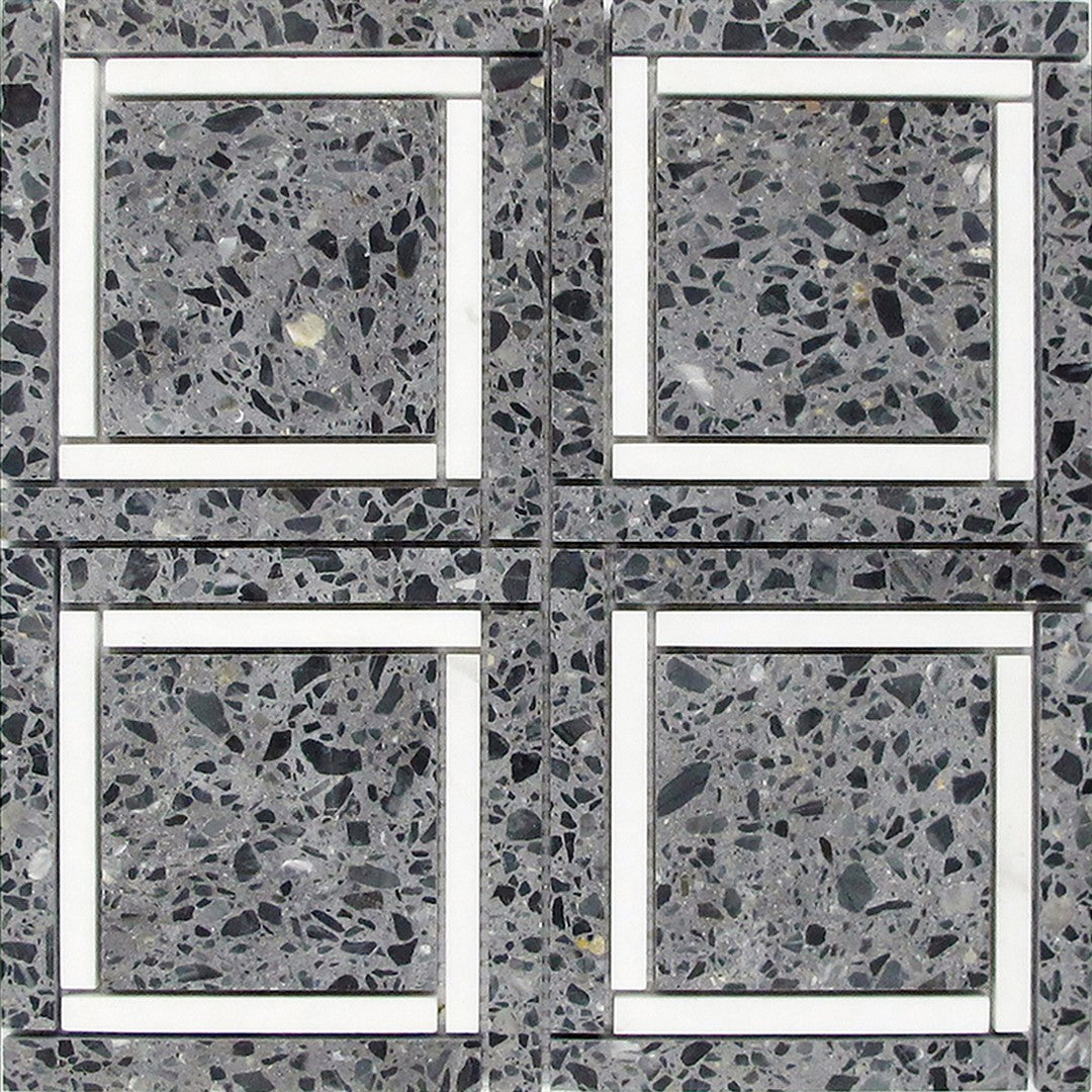 MiR Veneziana 12" x 12" Natural Stone Mosaic Honed