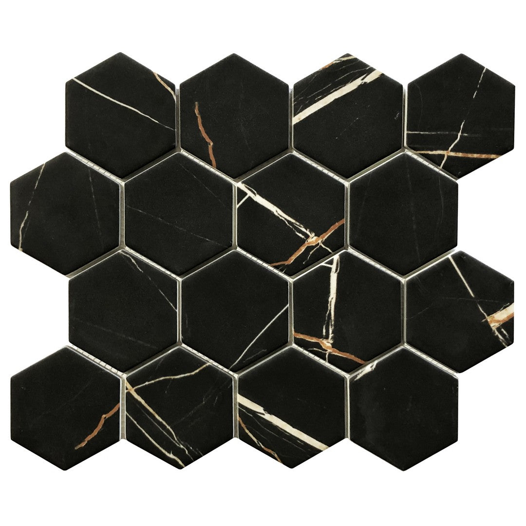 Ottimo Verona 12" x 12" Matte Glass Hexagon Mosaic